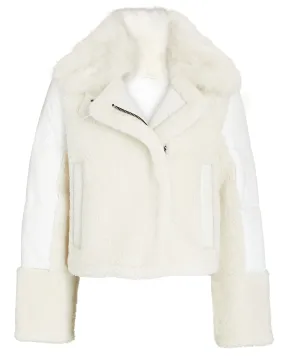 WL165V Lena shearling puffer jacket