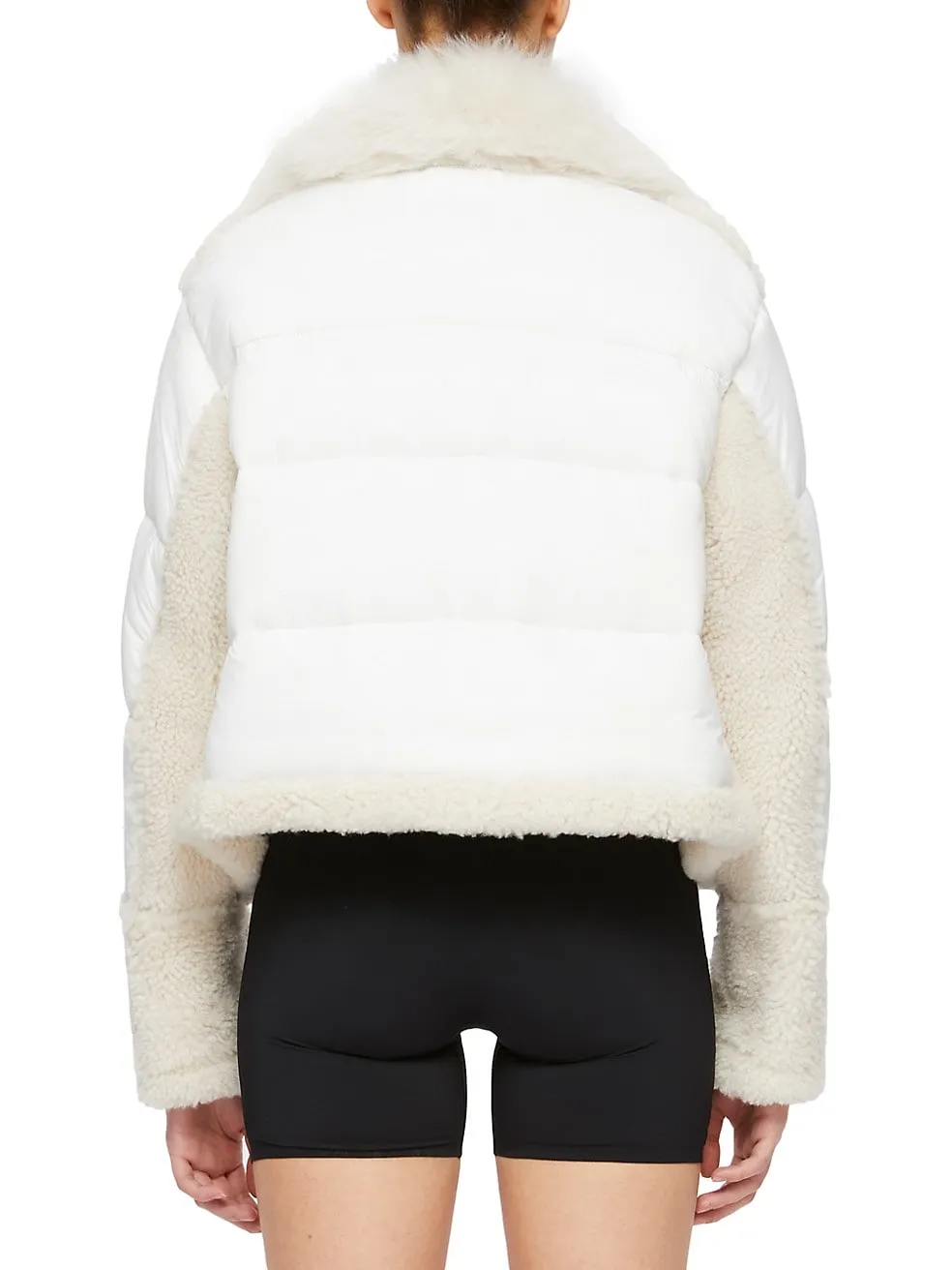 WL165V Lena shearling puffer jacket