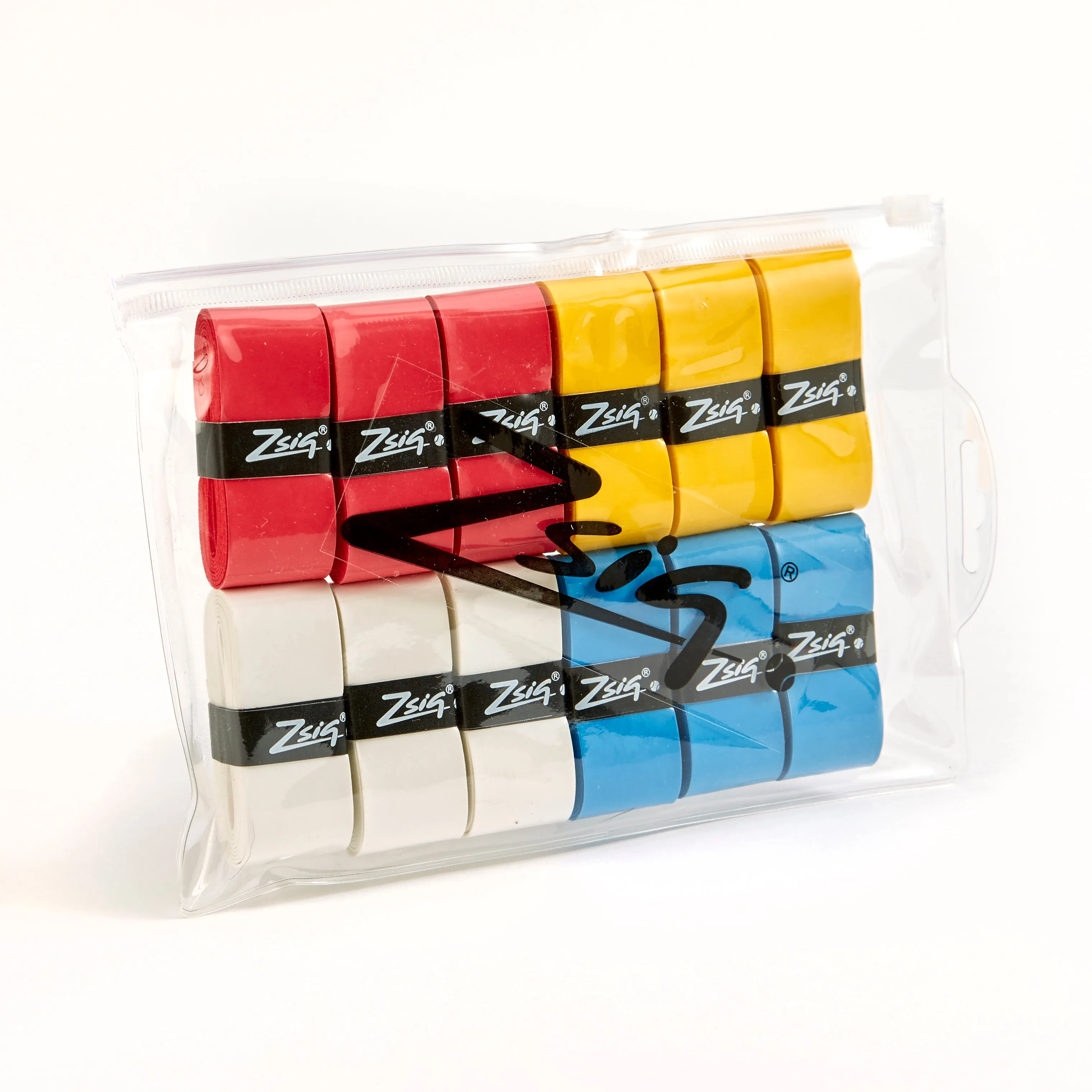 Zsig PU Overgrips | 12-Grip Wallet (Colours)